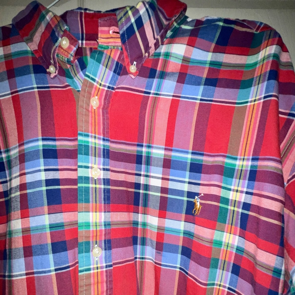 Polo Ralph Lauren - Long Sleeves - 2XB Plaid Oxford Shirt